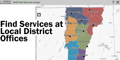 Find District Offices Vermont Map